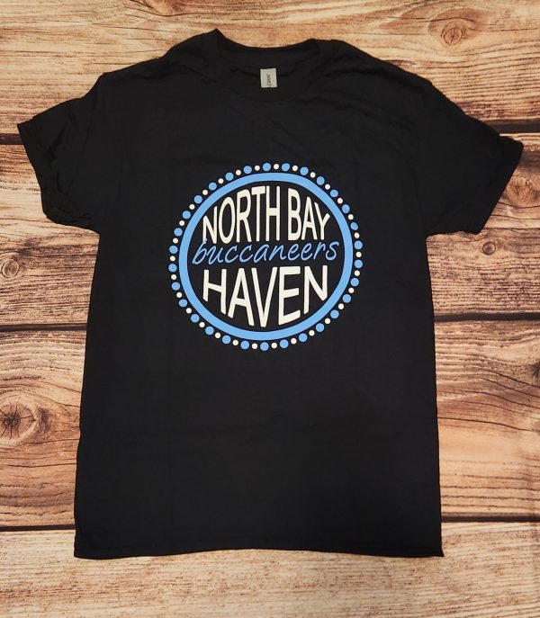 No. 6 T-Shirt: NBH in Circle - (Black)