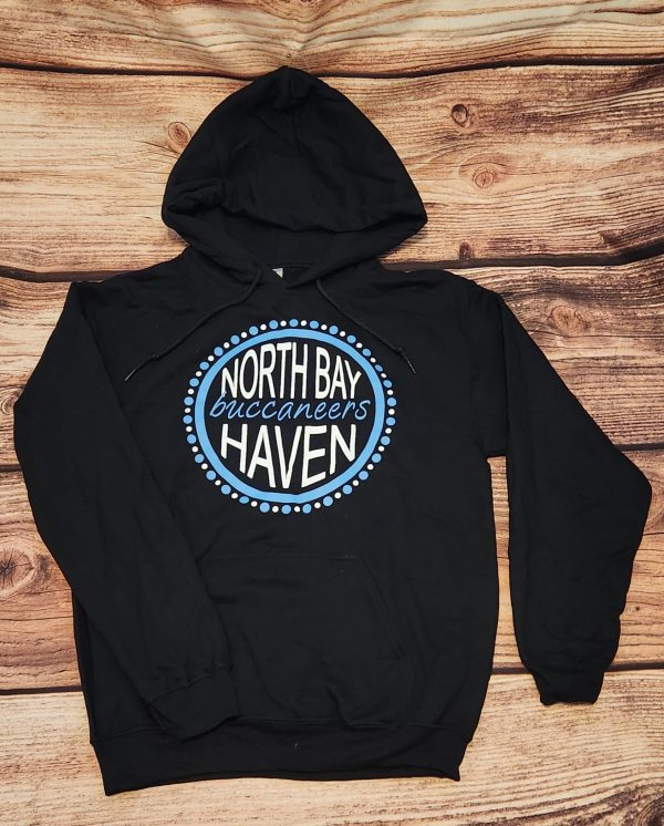 No. 3 Hoodie: NBH in Circle - (Black)