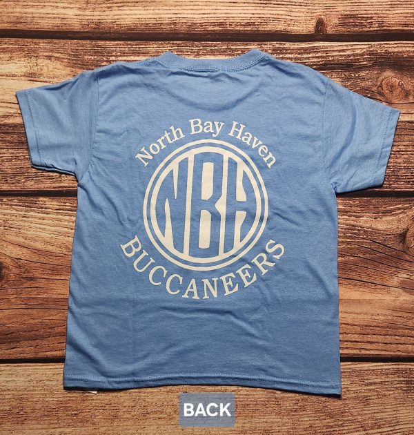 No. 7 T-Shirt: NBH Monogram - (Blue) - Image 2