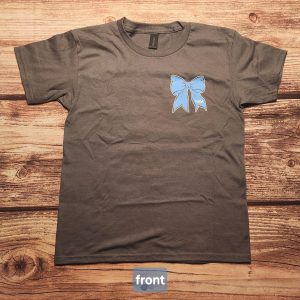 #T-3 T-Shirt: Buccaneer Bow - (Charcoal)